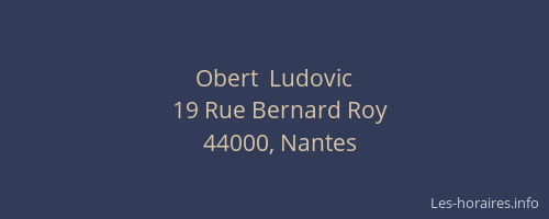 Obert  Ludovic