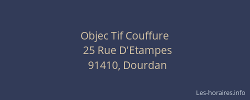 Objec Tif Couffure