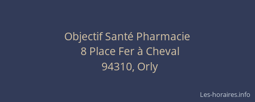 Objectif Santé Pharmacie