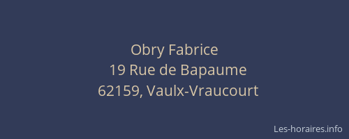 Obry Fabrice