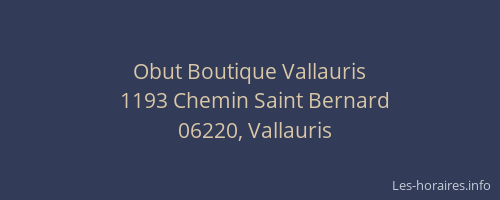 Obut Boutique Vallauris