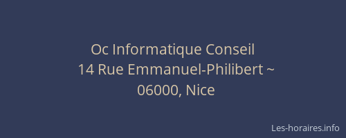 Oc Informatique Conseil