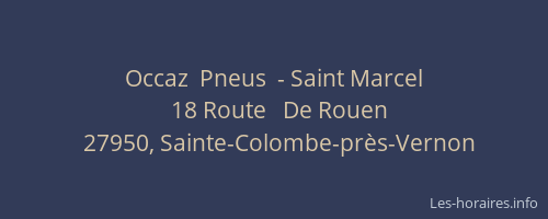 Occaz  Pneus  - Saint Marcel