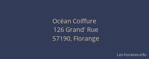 Oc&eacute;an Coiffure