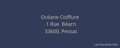 Oc&eacute;ane Coiffure