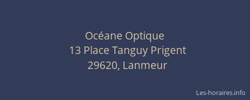 Oc&eacute;ane Optique