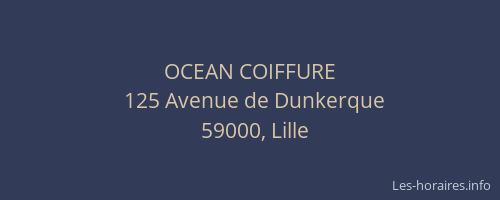 OCEAN COIFFURE