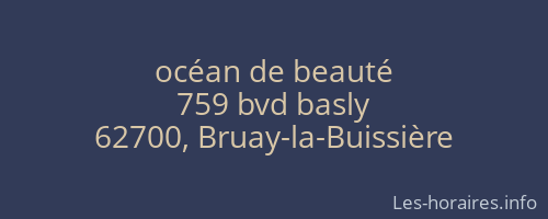 océan de beauté