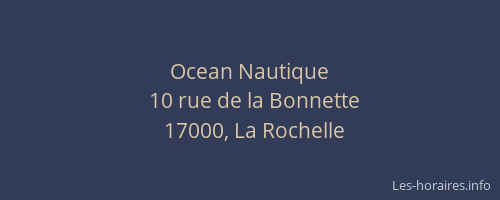 Ocean Nautique