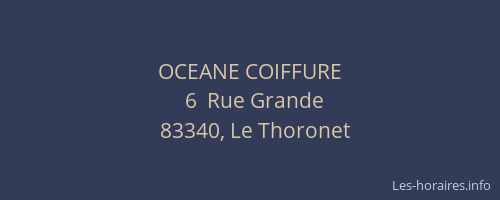 OCEANE COIFFURE