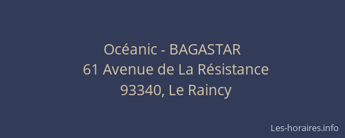 Océanic - BAGASTAR