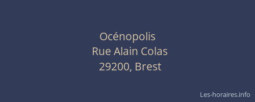 Océnopolis