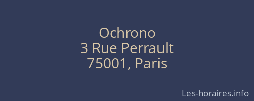 Ochrono