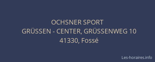 OCHSNER SPORT