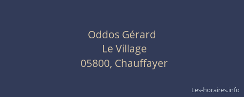 Oddos Gérard