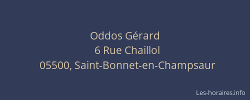 Oddos Gérard