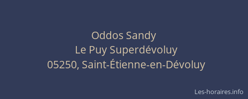 Oddos Sandy
