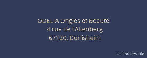 ODELIA Ongles et Beauté