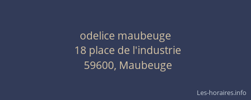 odelice maubeuge