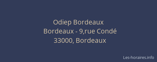 Odiep Bordeaux