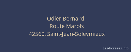 Odier Bernard