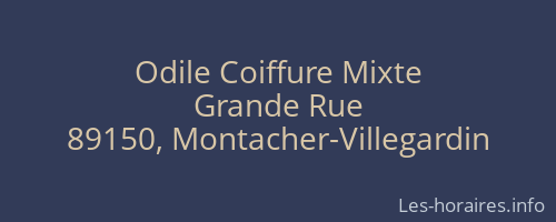 Odile Coiffure Mixte