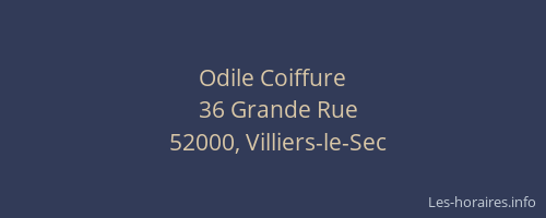 Odile Coiffure