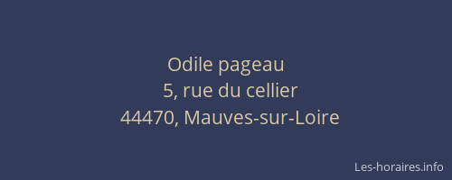 Odile pageau