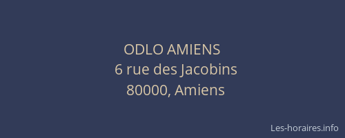 ODLO AMIENS