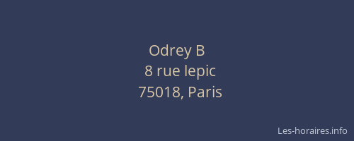 Odrey B