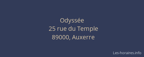 Odyssée