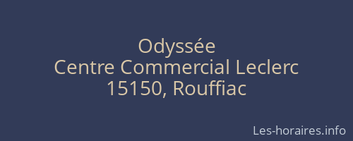 Odyssée
