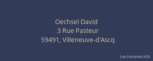 Oechsel David