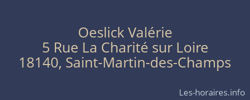Oeslick Valérie