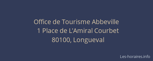 Office de Tourisme Abbeville