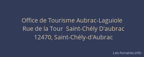 Office de Tourisme Aubrac-Laguiole