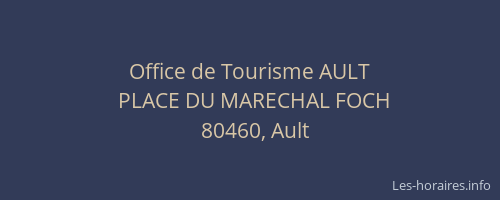 Office de Tourisme AULT
