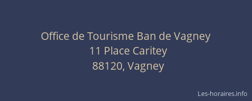 Office de Tourisme Ban de Vagney