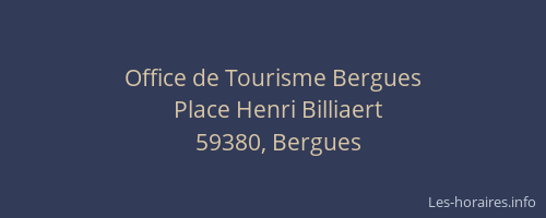 Office de Tourisme Bergues