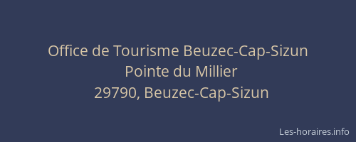 Office de Tourisme Beuzec-Cap-Sizun