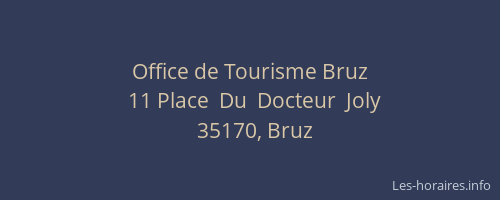 Office de Tourisme Bruz