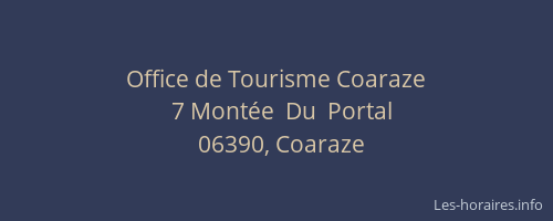 Office de Tourisme Coaraze
