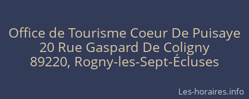 Office de Tourisme Coeur De Puisaye