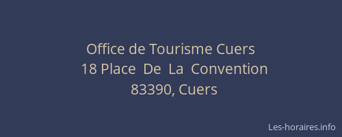 Office de Tourisme Cuers