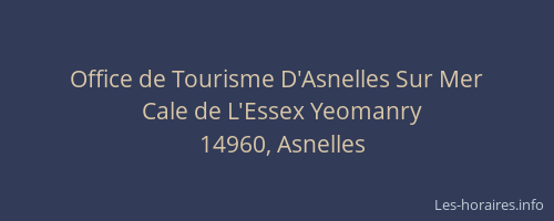 Office de Tourisme D'Asnelles Sur Mer