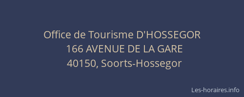 Office de Tourisme D'HOSSEGOR