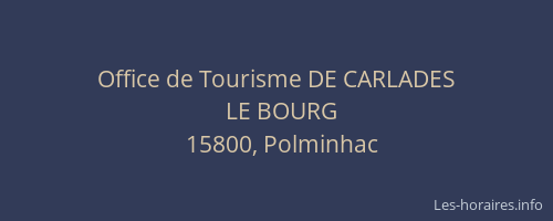 Office de Tourisme DE CARLADES