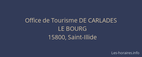 Office de Tourisme DE CARLADES