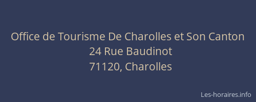 Office de Tourisme De Charolles et Son Canton
