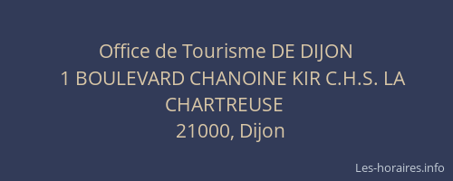Office de Tourisme DE DIJON